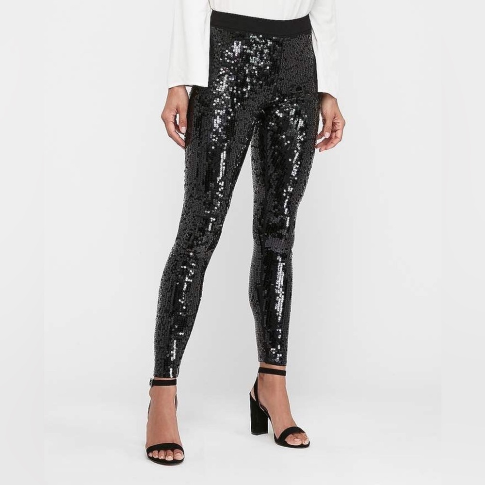 Express high waisted Sequin leggings
